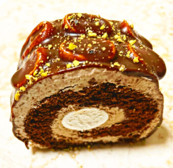 Chocolate Marshmallows Swiss Roll $3.50 (#422)